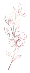 flowers rosegold